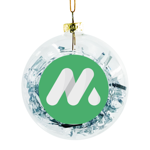 Christmas bauble tinsel