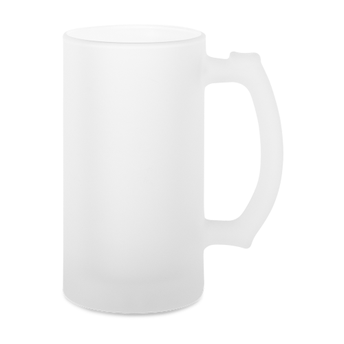 Satin Glass Beer Mug